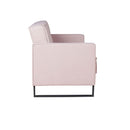 Divano letto contenitore Legen 3 posti in vellutino rosa antico