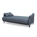 Divano letto contenitore Montana 3 posti colore grigio Mina 10