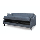 Divano letto contenitore Montana 3 posti colore grigio Mina 10