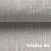 Divano letto Denver con penisola contenitore destra in Rondo 80 grigio chiaro