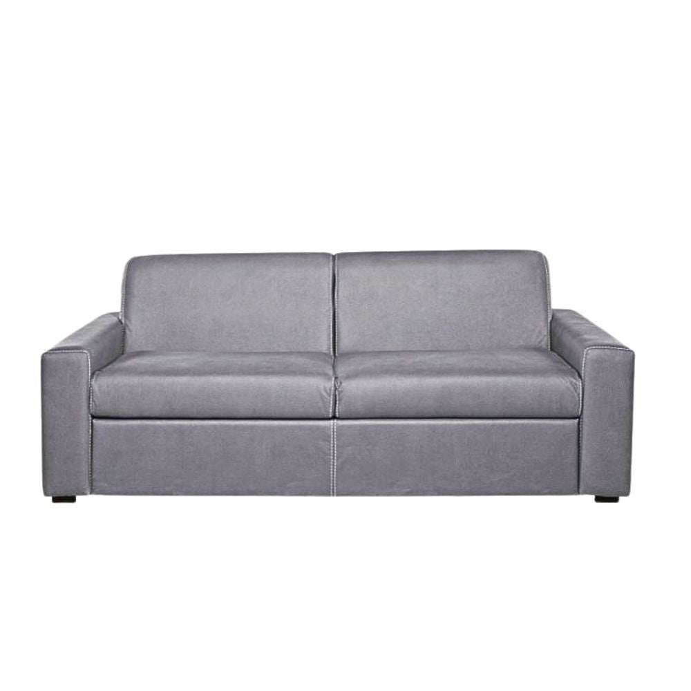 Divano letto Flash 3 posti con rete elettrosaldata colore grigio Roma 23
