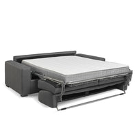 Divano letto Flash 3 posti con rete elettrosaldata colore taupe Roma 10