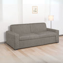 Divano letto Flash 3 posti con rete elettrosaldata colore taupe Roma 10