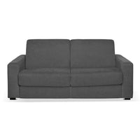 Divano letto Kriog 3 posti con braccioli squadrati gonzaga colore antracite