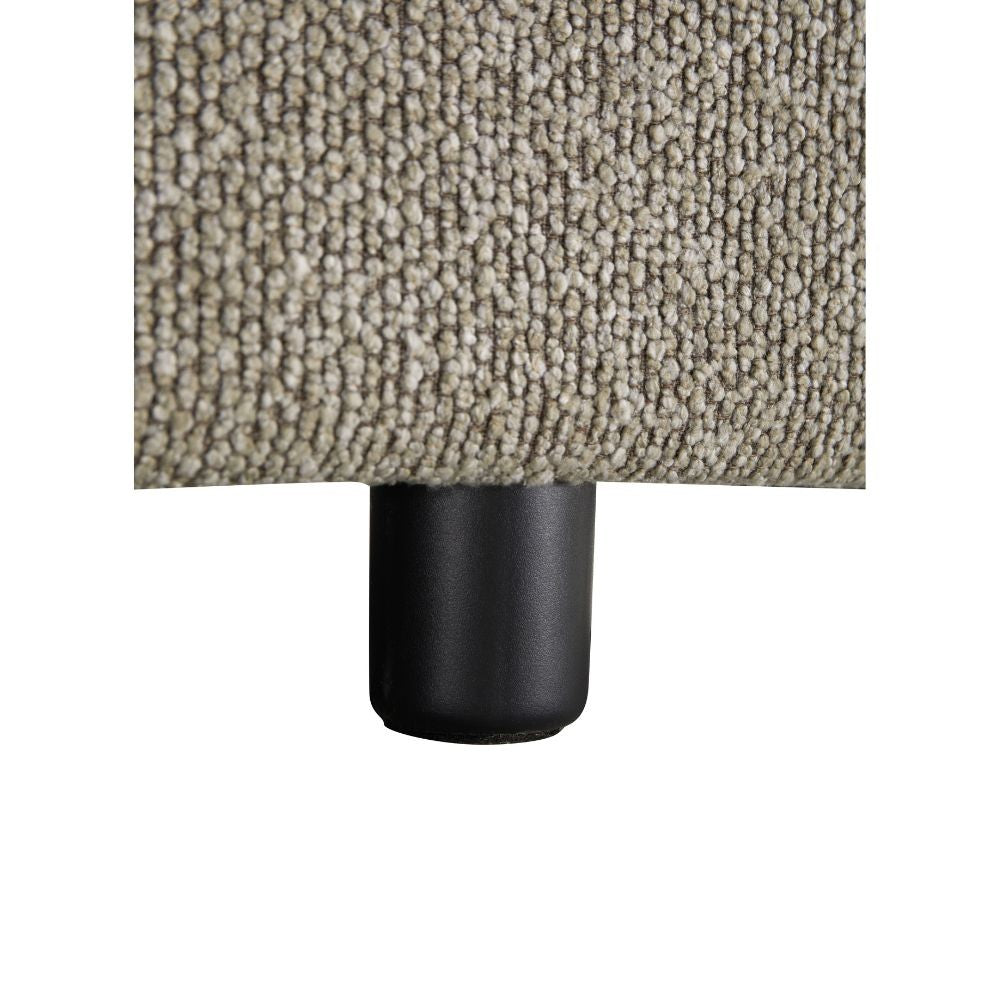 Divano letto Loki con contenitore e topper incluso colore tortora
