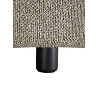 Divano letto Loki con contenitore e topper incluso colore tortora