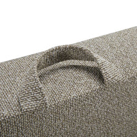 Divano letto Loki con contenitore e topper incluso colore tortora