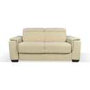 Divano letto Mercurio 2 posti in tessuto Plutone 02 crema