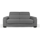 Divano letto Mercurio 3 posti in tessuto Barrel 90 grigio