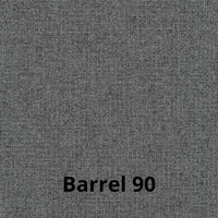 Divano letto Mercurio 3 posti in tessuto Barrel 90 grigio
