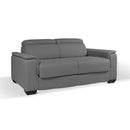 Divano letto Mercurio 3 posti in tessuto Barrel 90 grigio