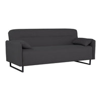 Divano letto Odin 3 posti in tessuto antracite