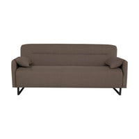 Divano letto Odin 3 posti in tessuto beige