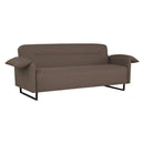Divano letto Odin 3 posti in tessuto beige
