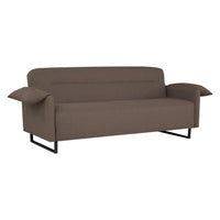 Divano letto Odin 3 posti in tessuto beige