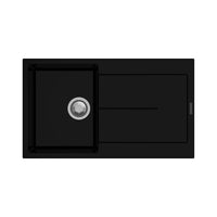 Enigma D100 lavello vasca e gocciolatoio nero