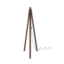 Lampada da terra Deco MDL3008 treppiede legno noce scuro