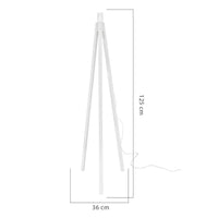 Lampada da terra RODIBI3567 con piantana bianca e paralume viola