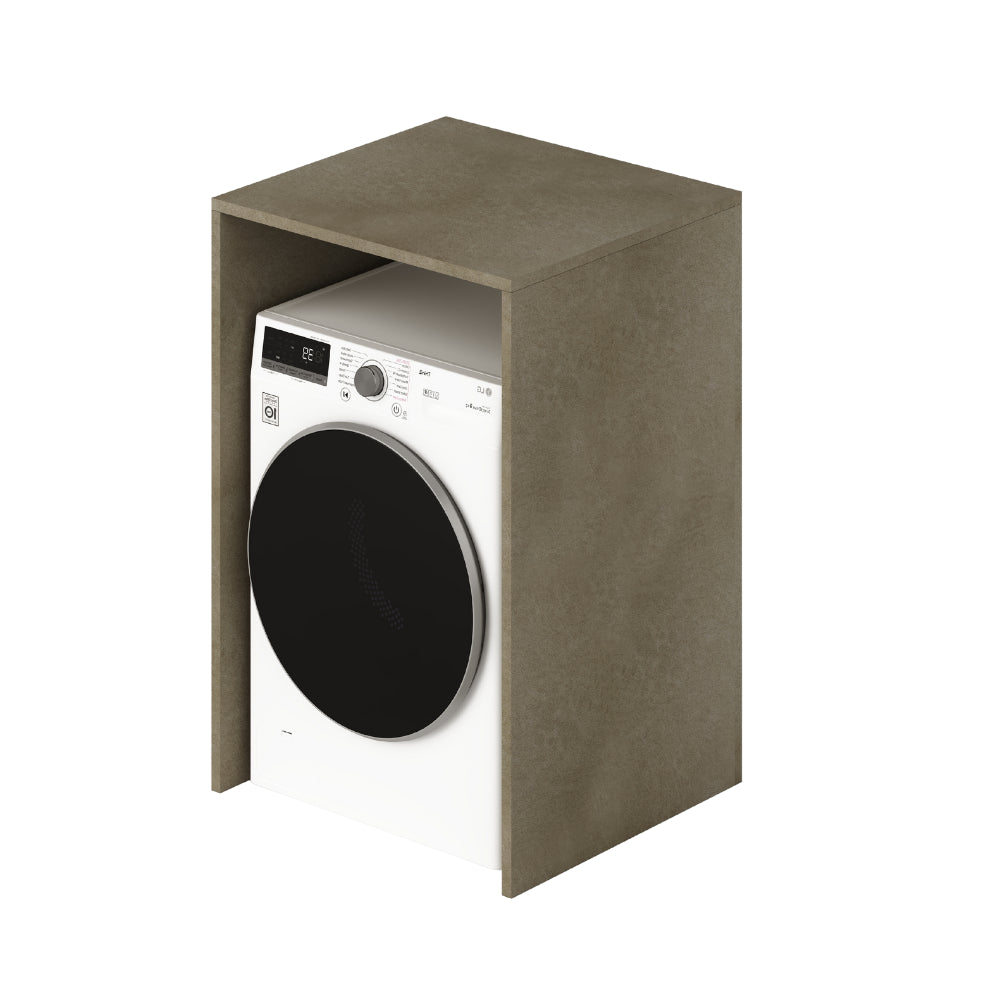 Laundry copriasciugatrice in legno 71x65x105 argilla