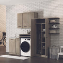 Laundry coprilavatrice in legno 71x65x105 argilla