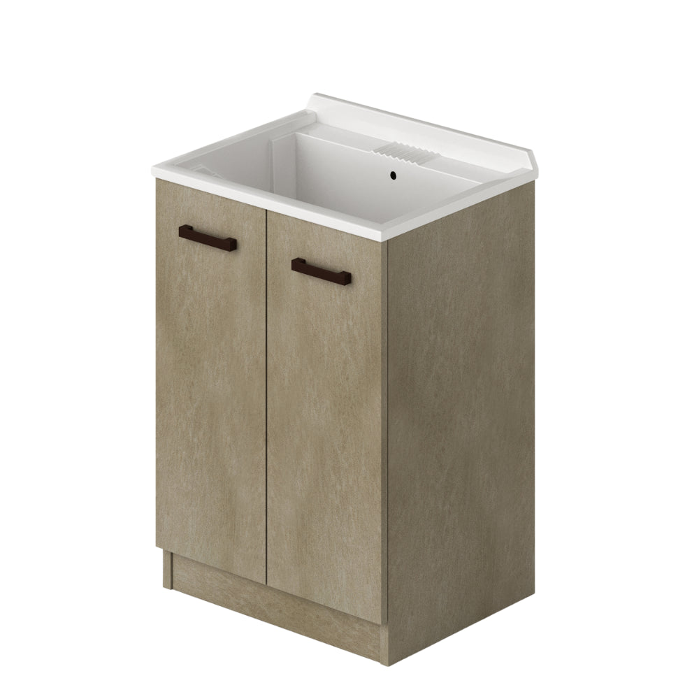 Laundry lavatoio due ante 61x50x86 argilla