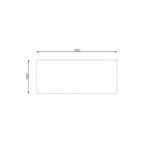 Lavello appoggio 50 series 120x50 cm 2 vasche SA127 destro