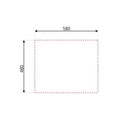 Lavello 60x50 reversibile Rondo' EC196