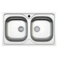 Lavello 86x50 2 vasche SA322