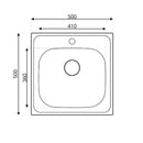 Lavello 50x50 Classic N24435AS