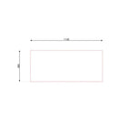 Lavello 116x50 SA138 2 vasche e gocciolatoio sinistro