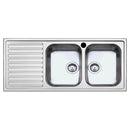 Lavello SAXT333A 116x50 cm 2 vasche gocciolatoio sinistro