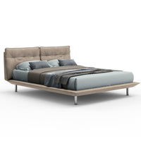 Letto Bolt matrimoniale fisso colore beige