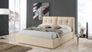 Letto matrimoniale Melia con contenitore crema