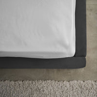 Letto matrimoniale Wilma imbottito con contenitore in tessuto Vogue 16 grafite