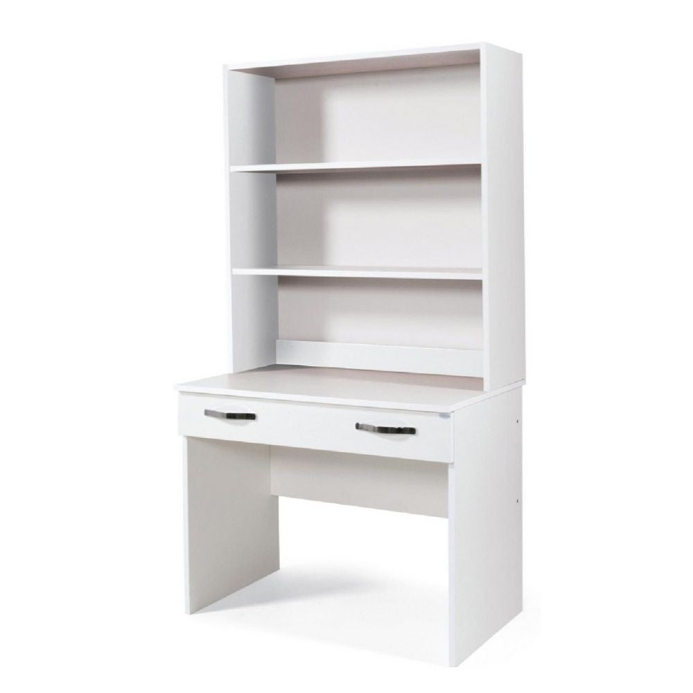 Libreria Angela bianco per scrivanie da 90 cm