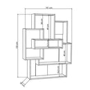 Libreria Barce rovere 101x22x132h