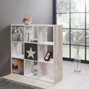 Libreria divisorio Max9 bianco consumato