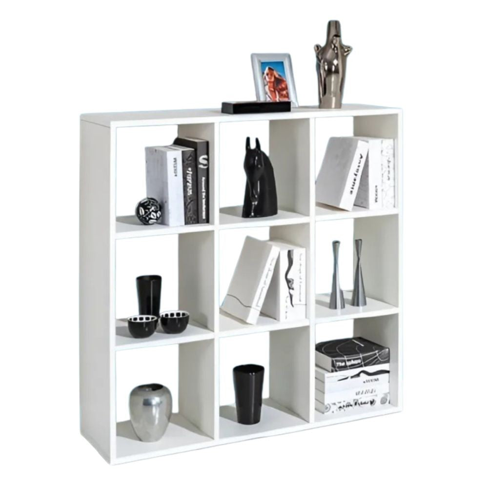 Libreria Hawai 9 compartimenti colore bianco larice