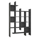 Libreria Manco antracite 6 ripiani 122x25.5x188H