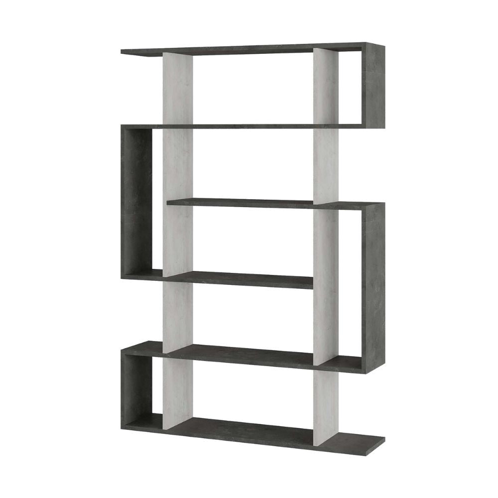 Libreria Mito colore bianco vintage e retro grey
