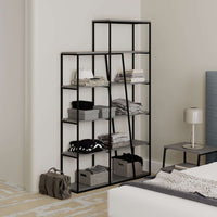 Libreria Pal colore antracite 110x29x178 cm