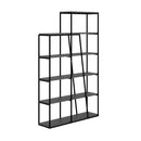 Libreria Pal colore antracite 110x29x178 cm