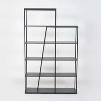 Libreria Pal colore antracite 110x29x178 cm