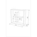 Libreria pensile Kiss 60x60x16 RF140101