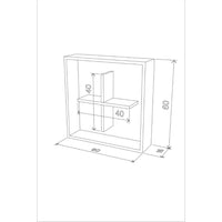 Libreria pensile Kiss 60x60x16 RF140101