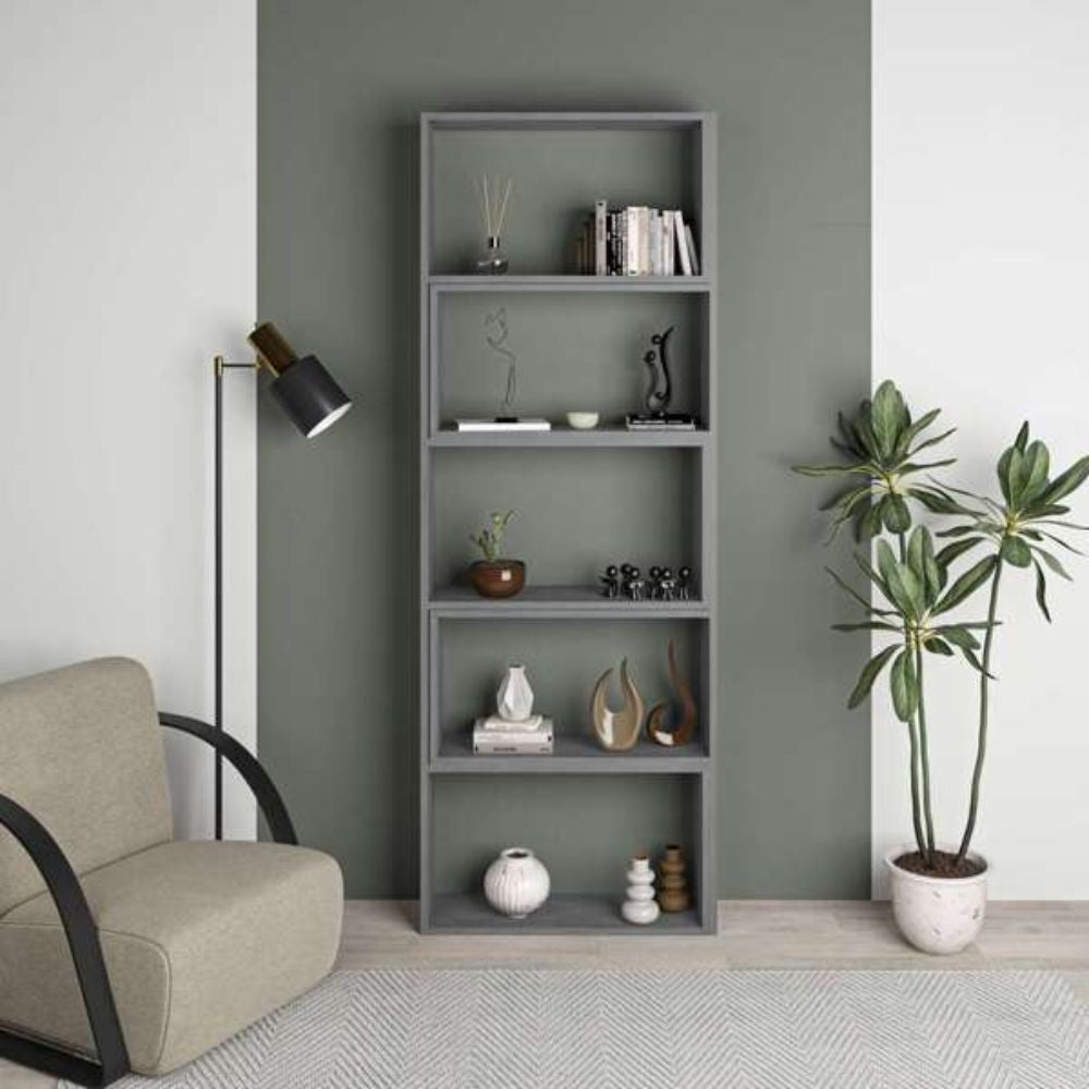 Libreria Wish estensibile angolare grigio retro 200h