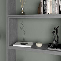 Libreria Wish estensibile angolare grigio retro 200h