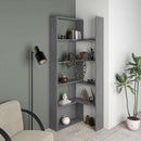 Libreria Wish estensibile angolare grigio retro 200h