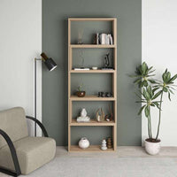 Libreria Wish estensibile angolare rovere 200h