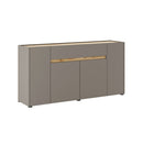 Madia Nordik 4 ante e 1 cassetto in colore congo e rovere wotan